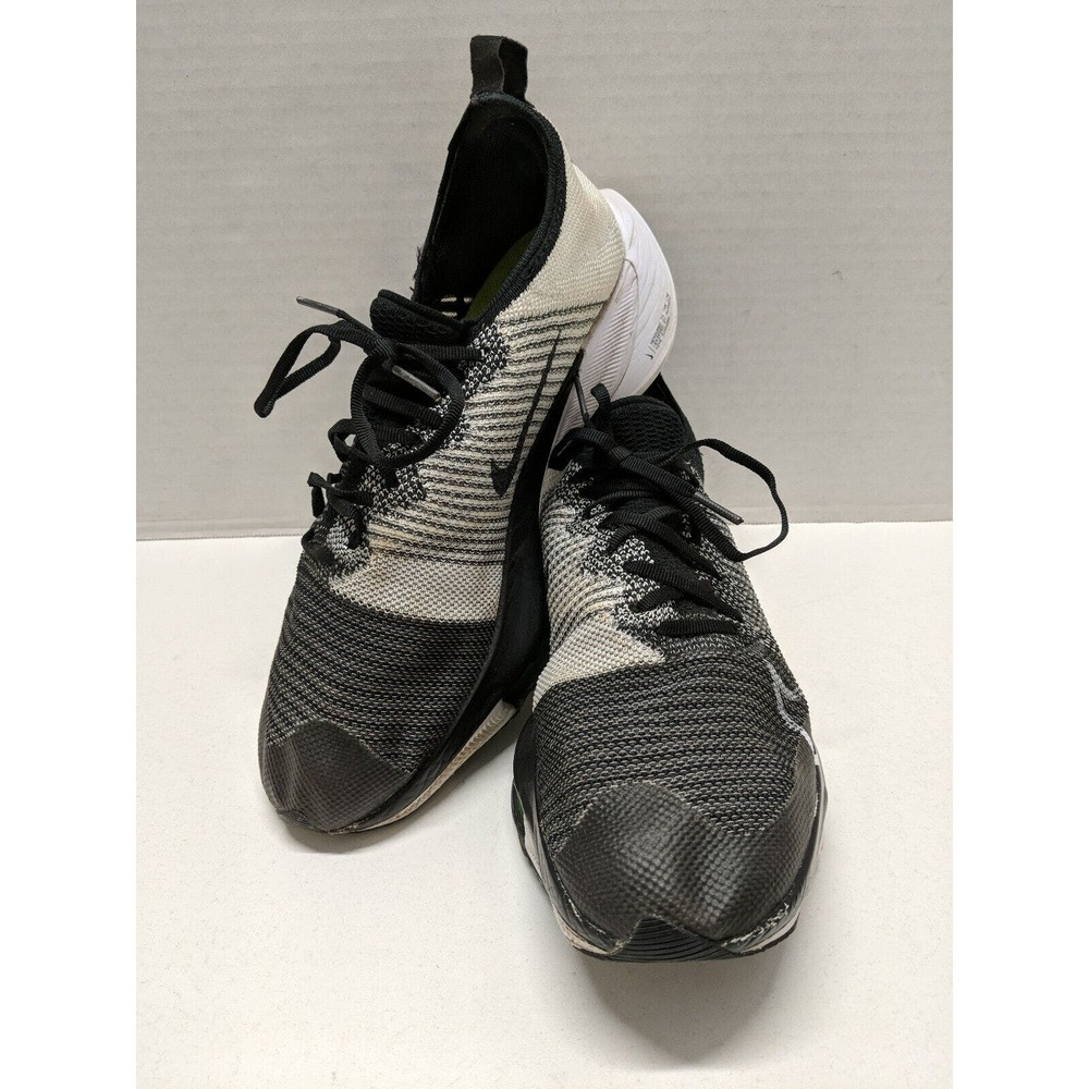Nike Air Zoom Tempo NEXT% Flyknit Men's Size 9 CI9923-001 Black Athletic Shoes